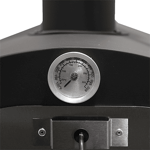 Horno asador con chimenea