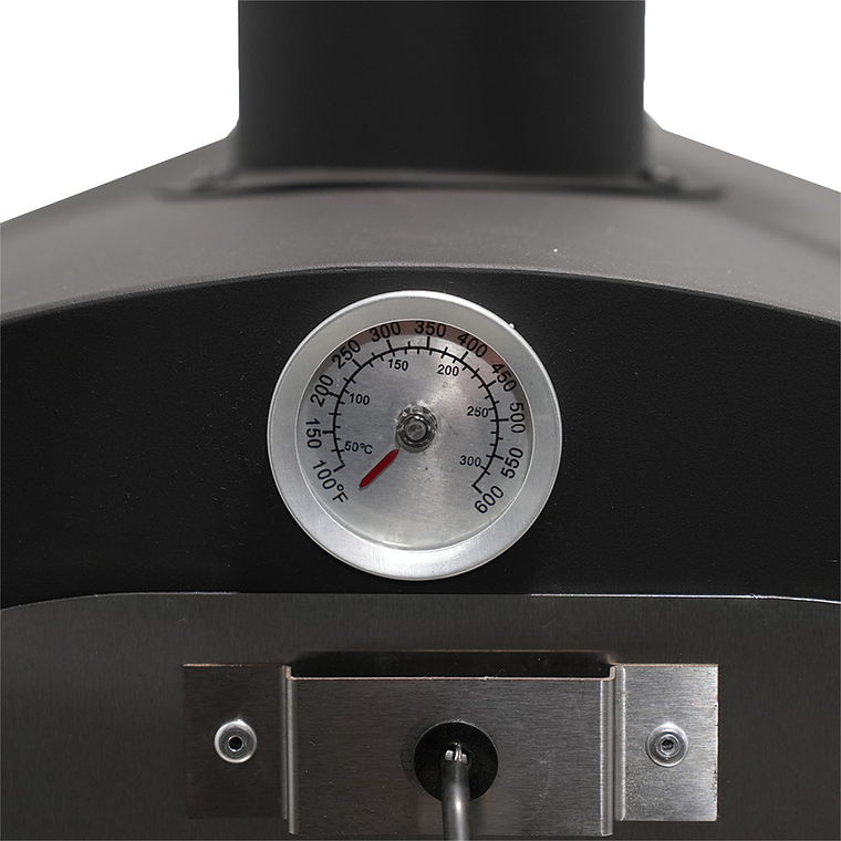 Horno asador con chimenea 2