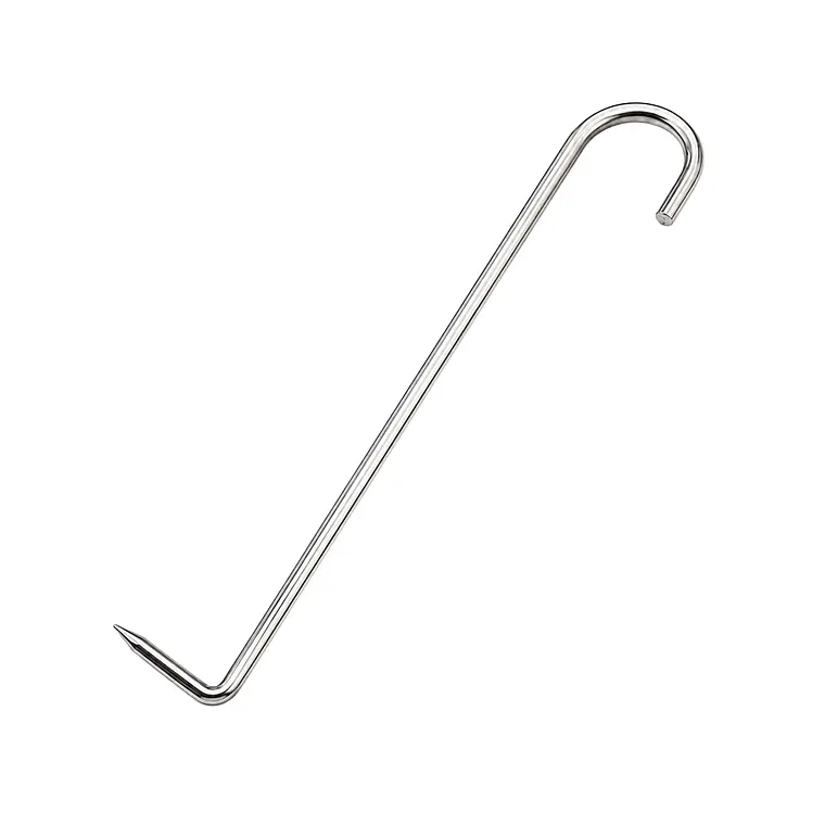 Pincho Colgador para Carne Flame Barrel | Acero Inoxidable 1