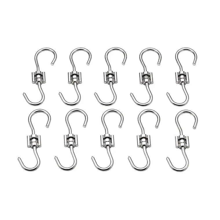 Set de Ganchos Giratorios para Barril x10 Unidades | Flame Barrel | Acero Inoxidable 2