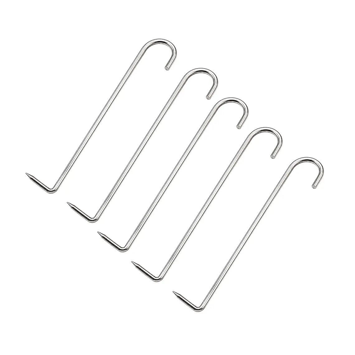 Accesorio Set 5 Gancho Pincho Flame Barrel Para Colgar Carne Al Barril 2