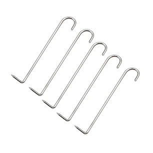Accesorio Set 5 Gancho Pincho Flame Barrel Para Colgar Carne Al Barril