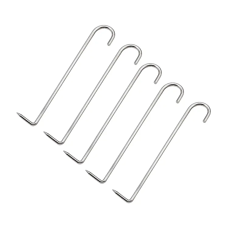 Accesorio Set 5 Gancho Pincho Flame Barrel Para Colgar Carne Al Barril 2