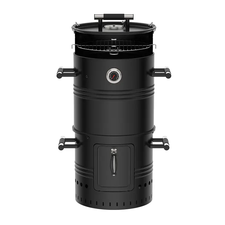 Ahumador Vertical Flame Barrel 16 Pulgadas 2 Niveles 1