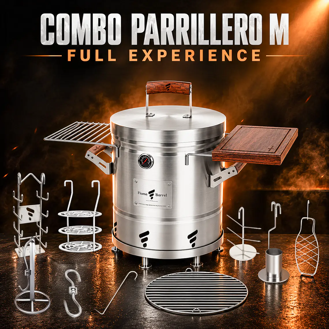 Combo Parrillero Mountain M Full Experience 1