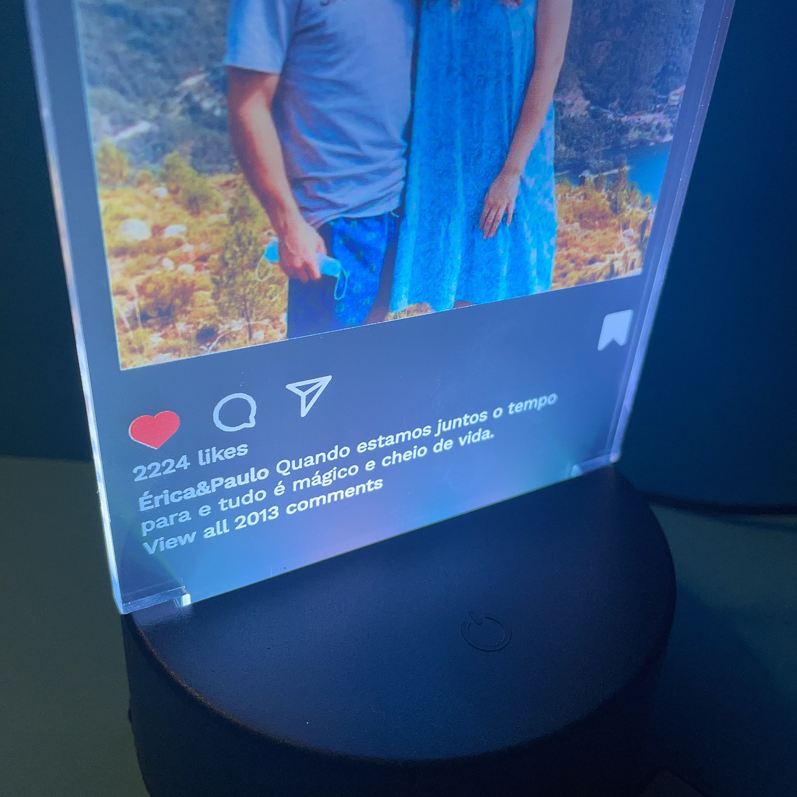 Placa Instagram  - INSTALIGHT 3