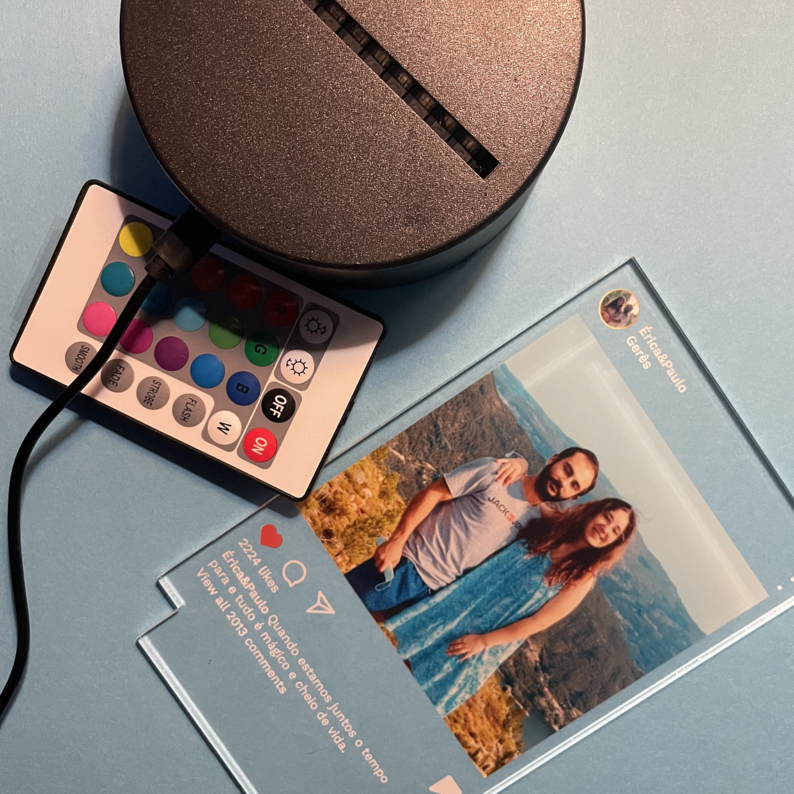 Placa Instagram  - INSTALIGHT 4