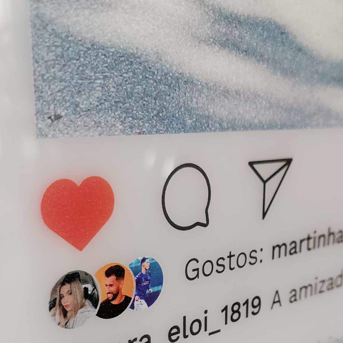 Placa Instagram  - INSTALIGHT 6