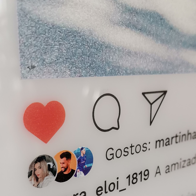 Placa Instagram  - INSTALIGHT 6