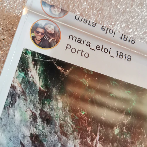 Placa Instagram  - INSTA 3D 2