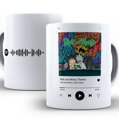 Caneca Spotify Personalizada c/ FOTO 2