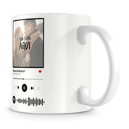 Caneca Spotify Personalizada c/ FOTO 3