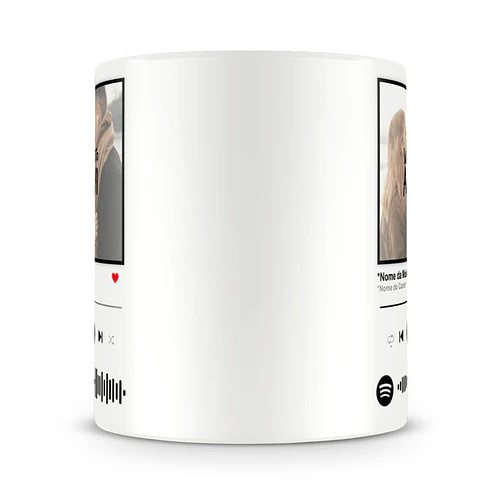 Caneca Spotify Personalizada c/ FOTO 4