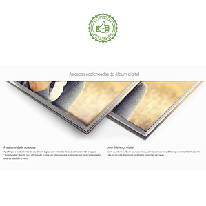 Capa a Acolchoada para Álbum Digital