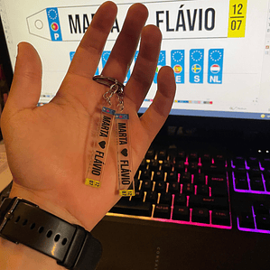 Porta - Chaves 6x1cm