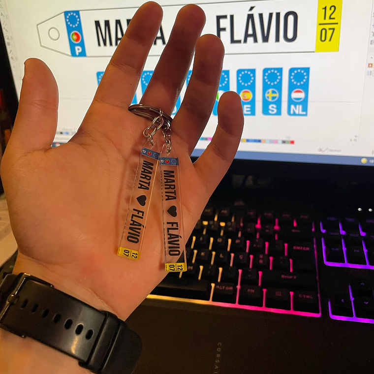 Porta - Chaves 6x1cm 1