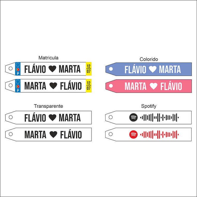 Porta - Chaves 6x1cm 4