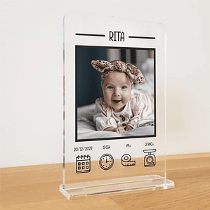 Placa de Nascimento Bebé