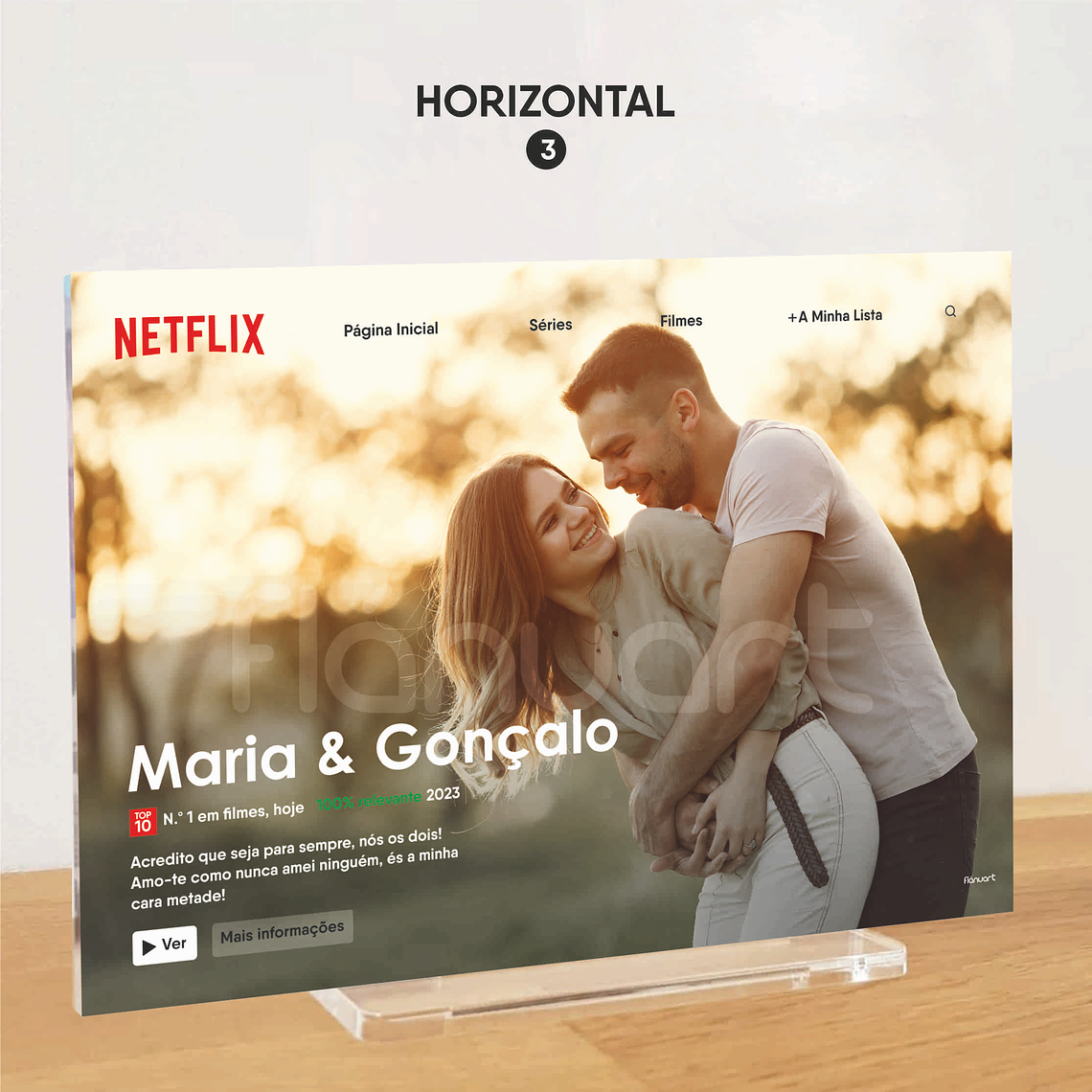 Placa de Acrílico Netflix 6