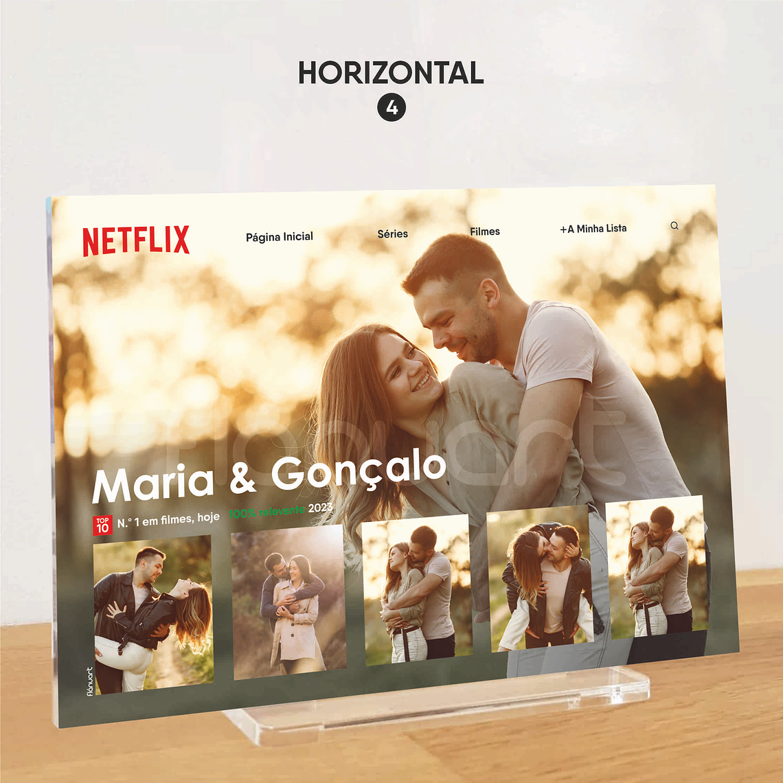 Placa de Acrílico Netflix 7