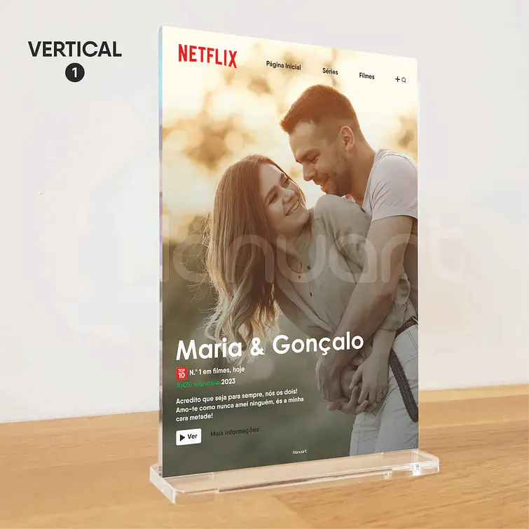 Placa de Acrílico Netflix 4