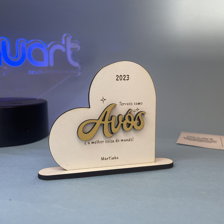 Coração Avós / Avó / Avô 2