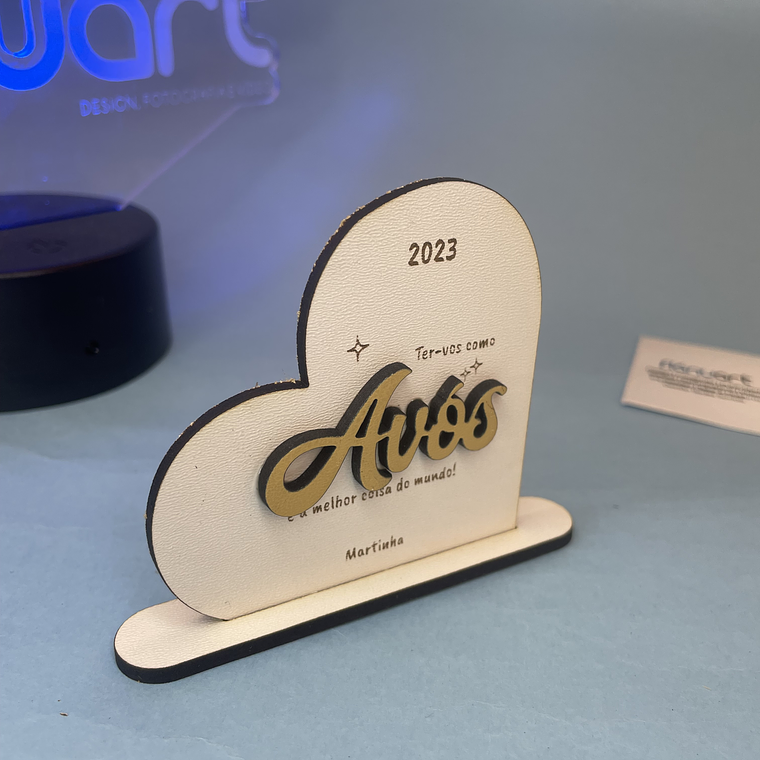 Coração Avós / Avó / Avô 4