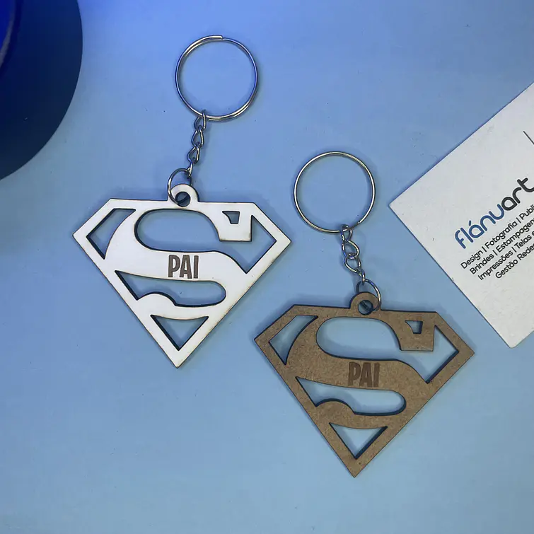 Porta Chaves MDF - Super Pai / Mãe / Avós etc 1