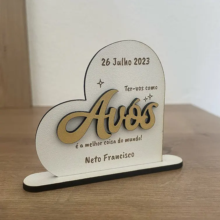 Coração Avós / Avó / Avô 2