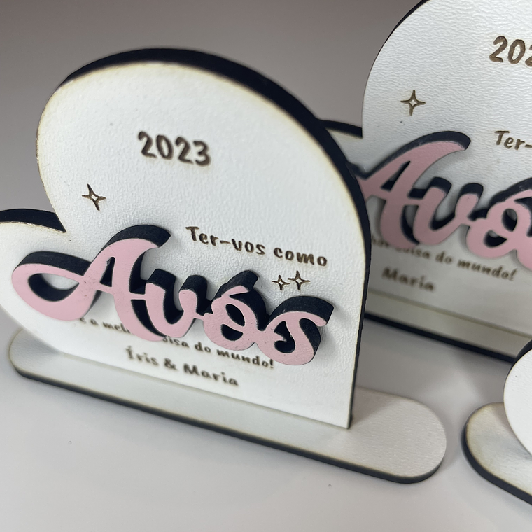 Coração Avós / Avó / Avô 7