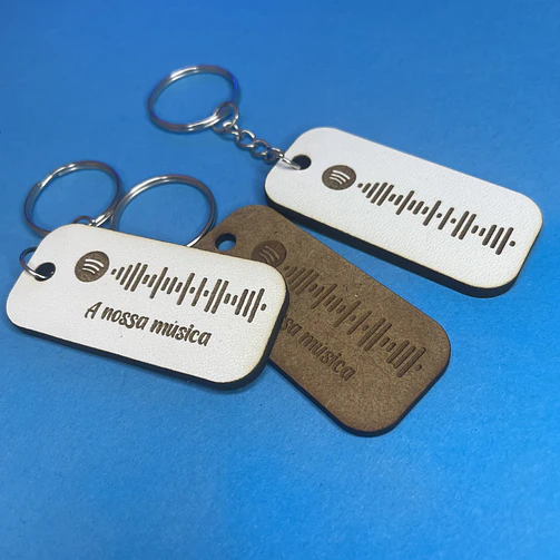 Porta-Chaves Spotify MDF/Acrílico 3