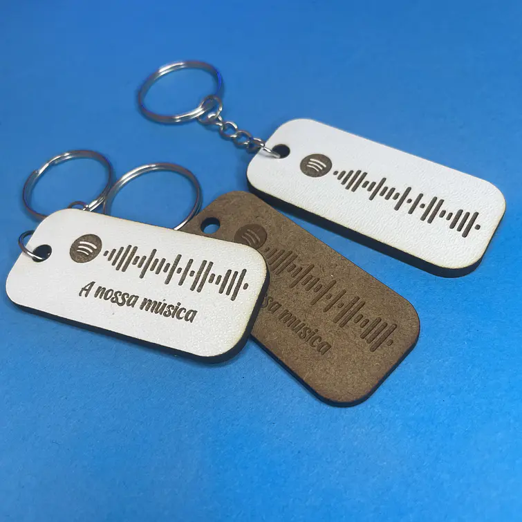 Porta-Chaves Spotify MDF/Acrílico 3