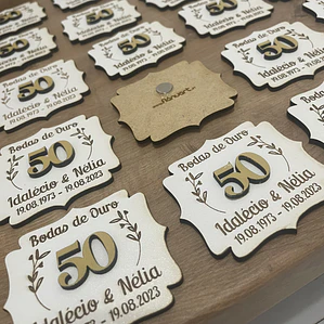 Lembrança de Casamento | Bodas de Ouro