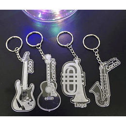 Porta chaves - Instrumentos musicais