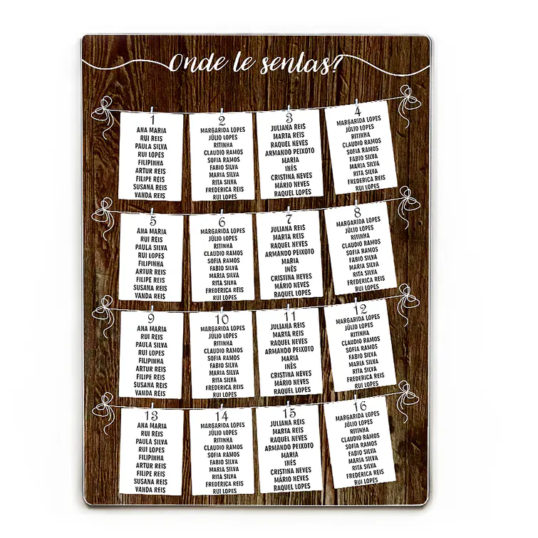 Pack Placas de Casamento | Boas vindas + Lista de convidados 1