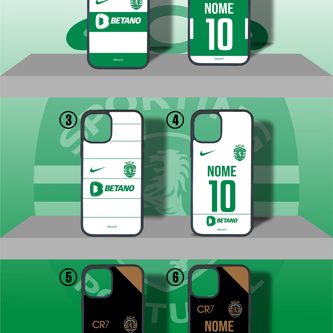 Capas de Telemóvel Sporting Personalizadas 2