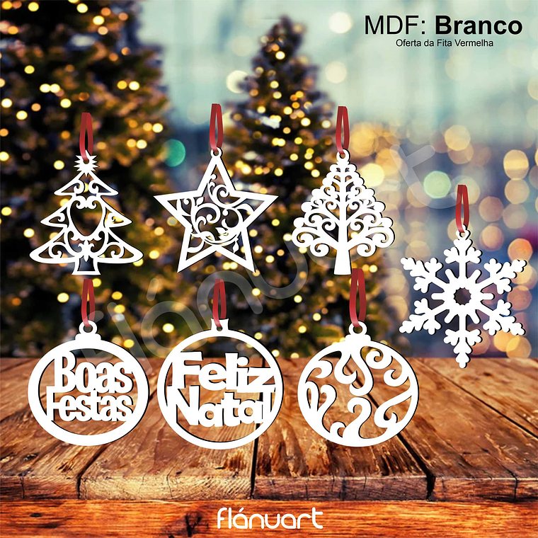 Pack 7 Bolas de Natal | Elementos Natalícios 1