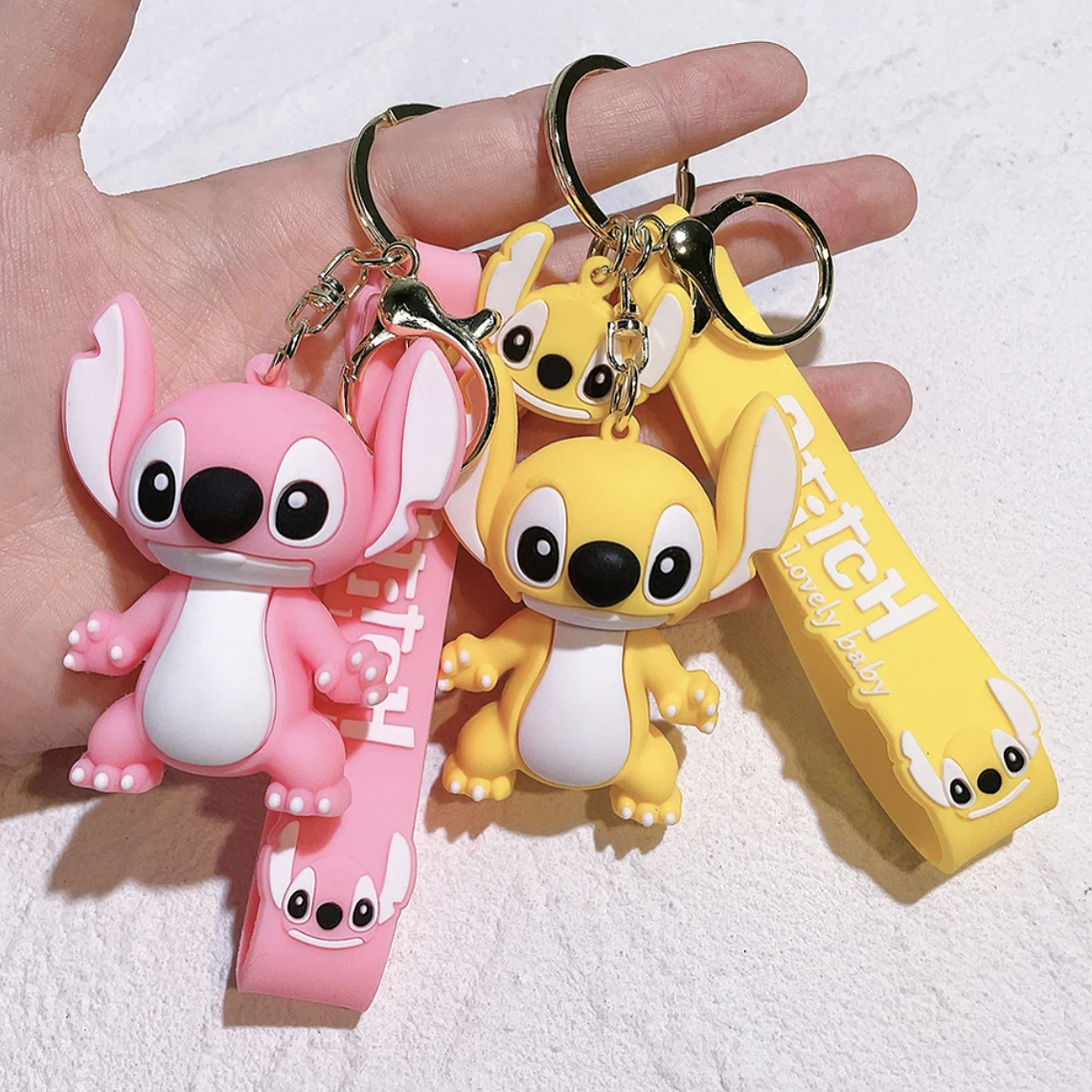 Porta-Chaves Stitch, Angel e Reuben (625) 3