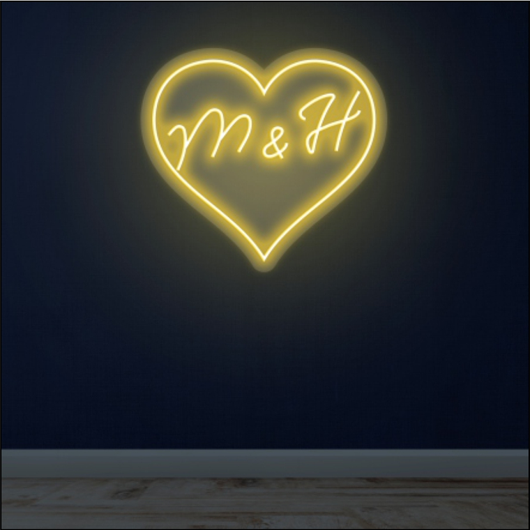 Coração Led 50x45cm 1