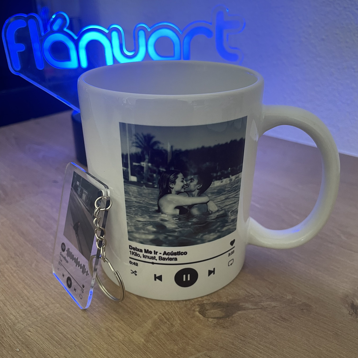 Conjunto Caneca + Porta-Chaves Spotify 3