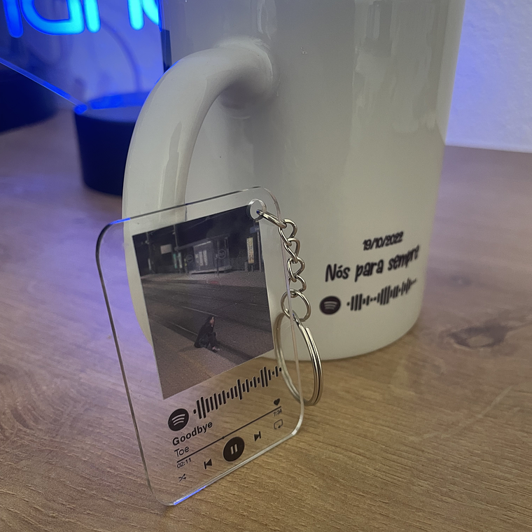 Conjunto Caneca + Porta-Chaves Spotify 4