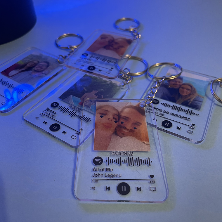 Porta-Chaves - Acrílico Spotify  1