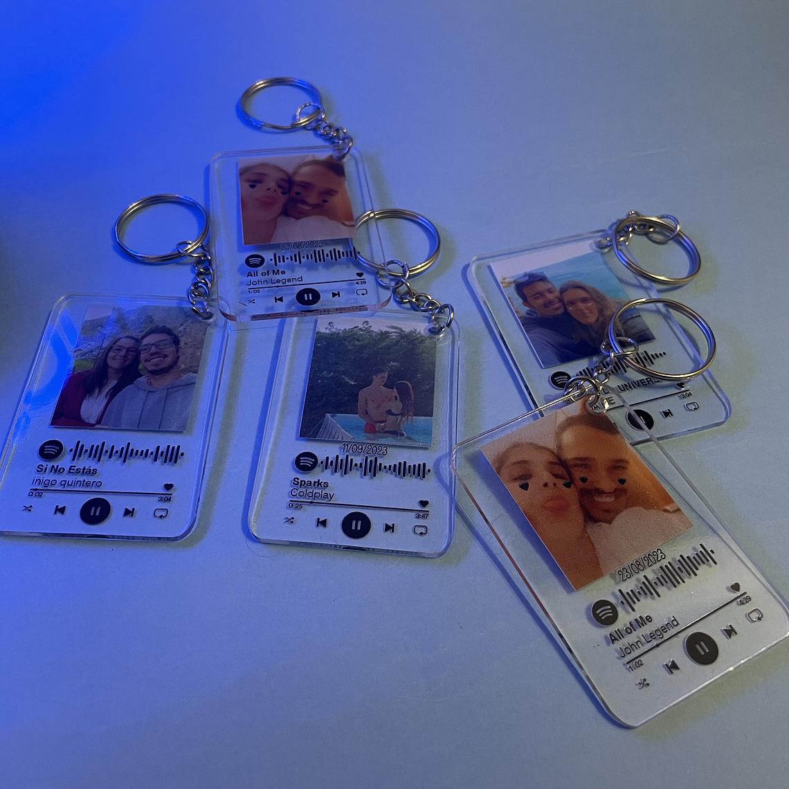 Porta-Chaves - Acrílico Spotify  2