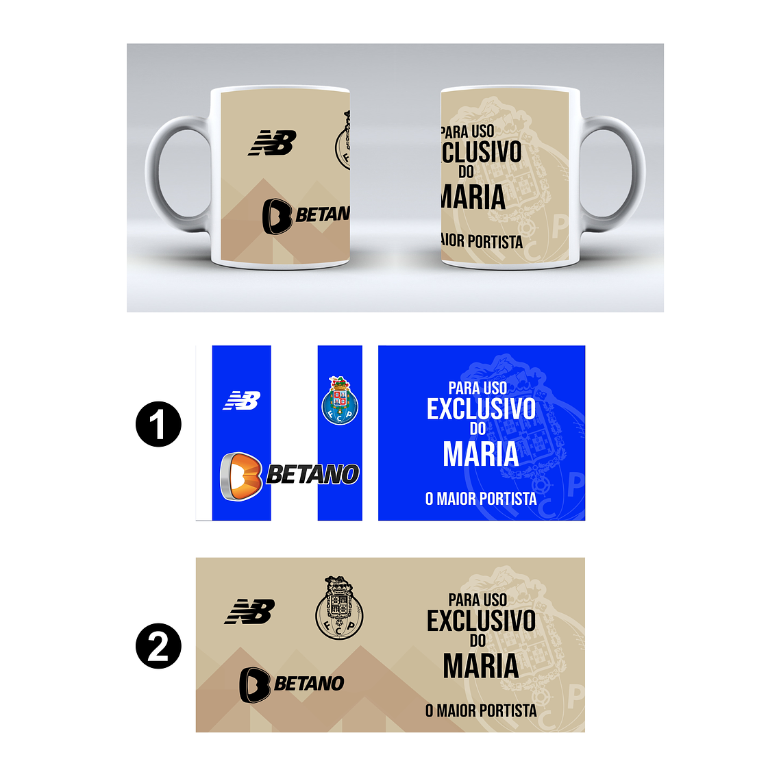 Caneca Personalizável Porto 23/24  1