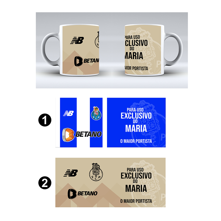 Caneca Personalizável Porto 23/24  1