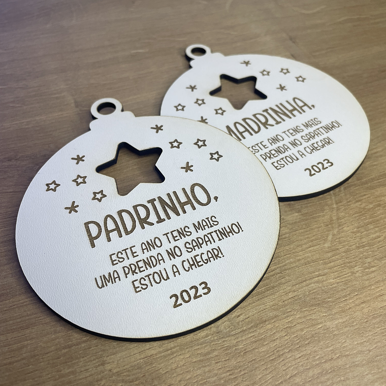 Bola de Natal Personalizada com Mensagem 4