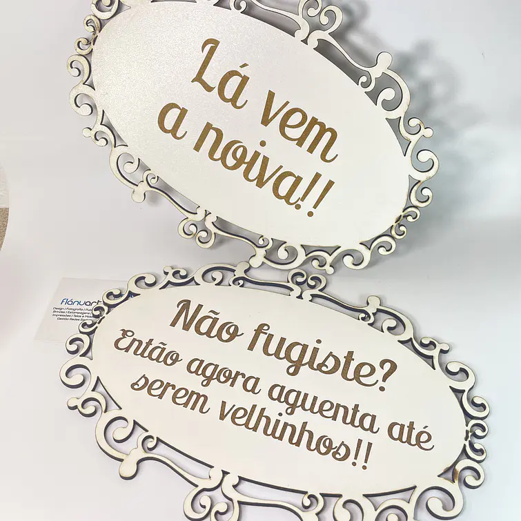 Placa Casamento - La vem a Noiva... 4
