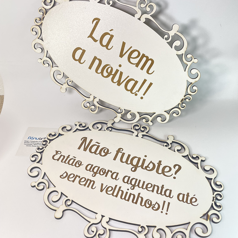 Placa Casamento - La vem a Noiva... 4