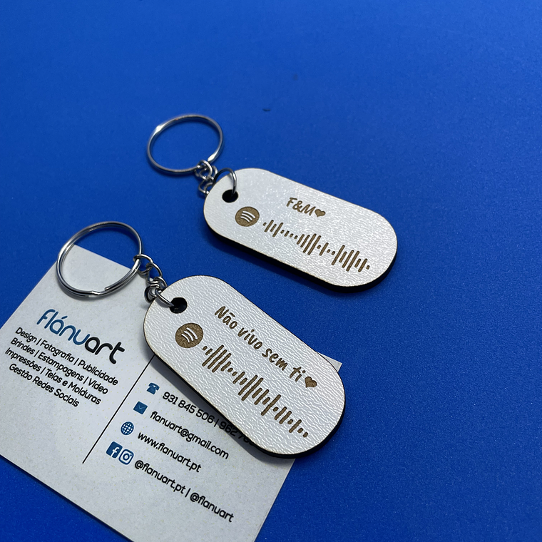 Porta-Chaves Spotify MDF/Acrílico 4