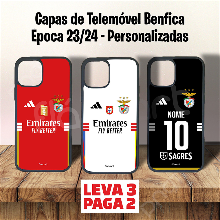 Capas de Telemóvel Benfica Personalizadas 1